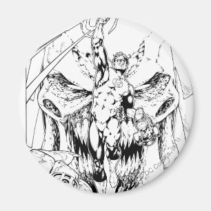 Íman Lanterna Verde com corrente de luz