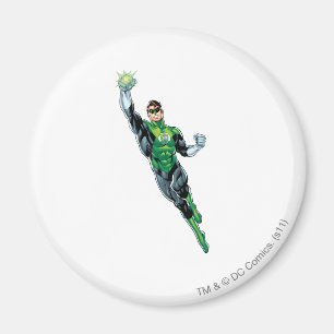 Íman Lanterna verde - cómica, voando acima