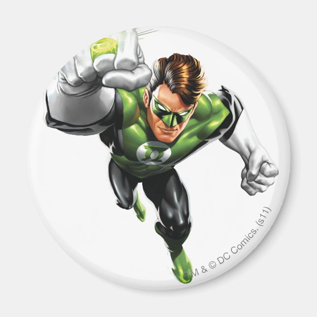 Íman Lanterna Verde - Completamente Renderizado, Arme L (Frente)