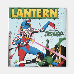 Íman Lanterna verde contra o palhaço