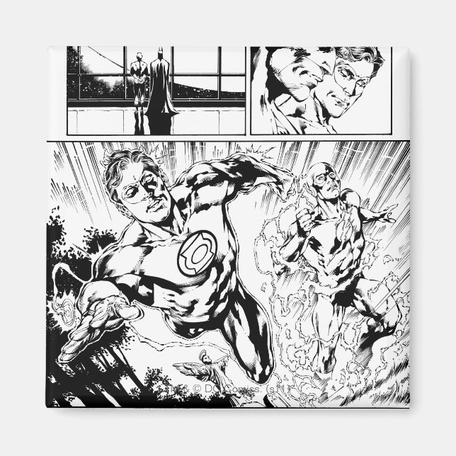 Íman Lanterna Verde e o Painel Flash 2 (Frente)