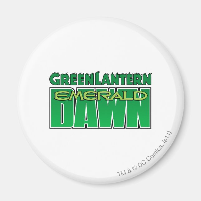 Íman Lanterna Verde - Logotipo do Emerald Dawn (Frente)