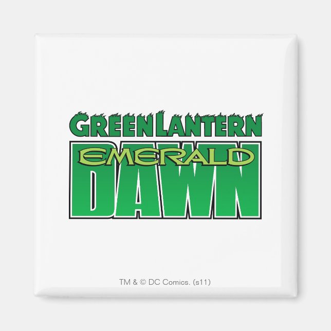 Íman Lanterna Verde - Logotipo do Emerald Dawn (Frente)