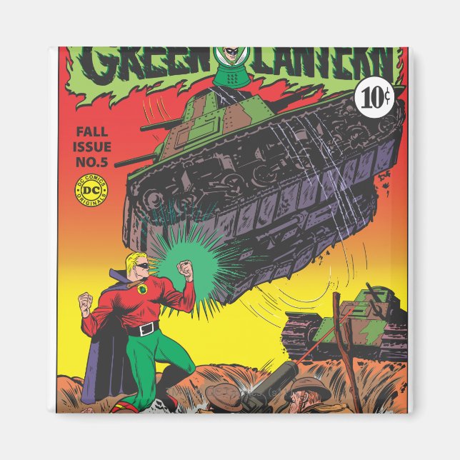 Íman Lanterna Verde nas trincheiras (Frente)