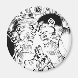 Íman Lanterna Verde vs Lanterna Verde, Preto e Branco