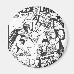 Íman Lanterna Verde vs O Feiticeiro das Dores, Preto e