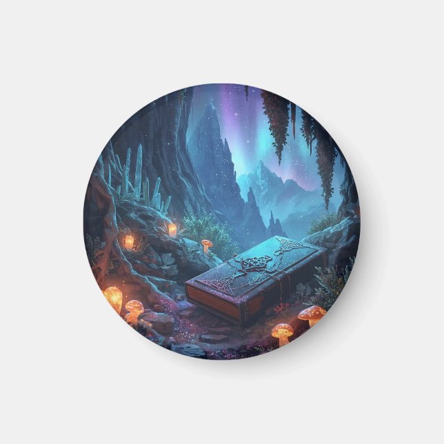 Íman Lanterns, Mushrooms, and a Book (Frente)