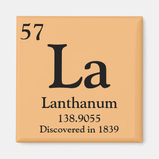 Íman Lanthanum Mesa periódica