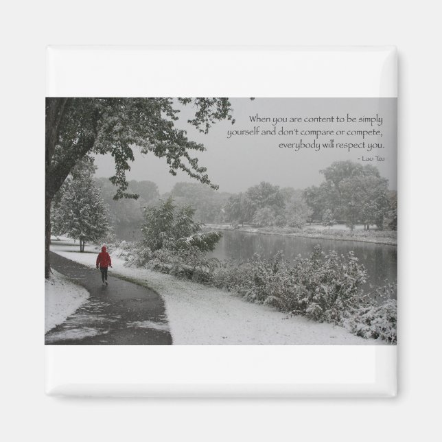 Íman Lao Tzu Citação II (Frente)