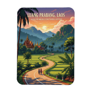 Íman Laos Luang Prabang Viagem