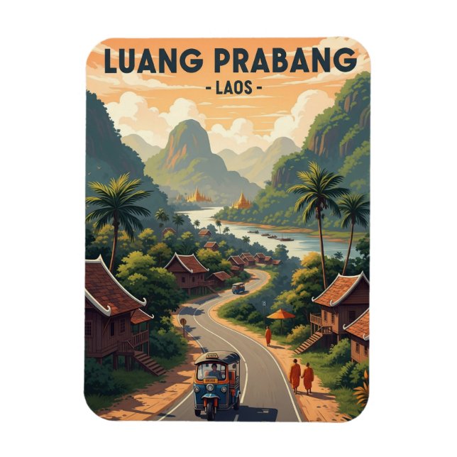 Íman Laos Luang Prabang Viagem (Vertical)
