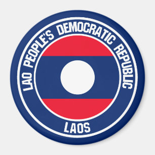 Íman Laos Round Emblem
