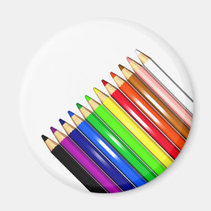 Íman lápis a cores
