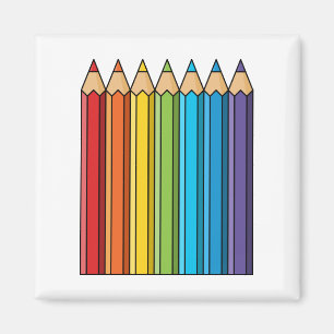 Íman Lápis de Coloração do Arco-Íris