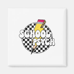 Íman Lápis Psicólogo Escolar Xadrez Raio