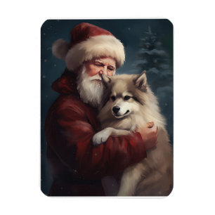 Íman Lapphund Santa Claus Festivo