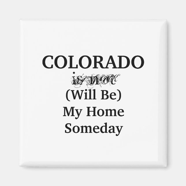 Íman Lar do Colorado Algum Dia  (Frente)