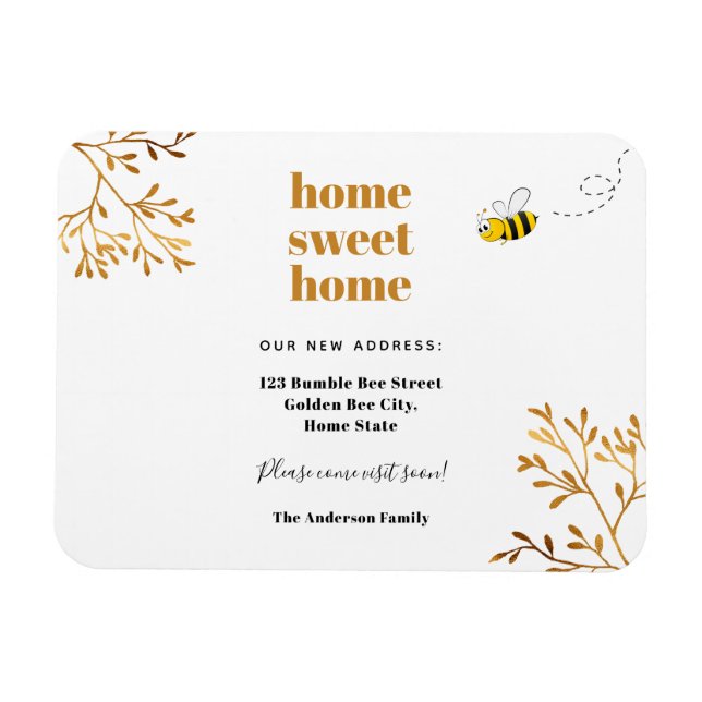 Íman Lar doce lar, moderno e elegante movimento (Horizontal)