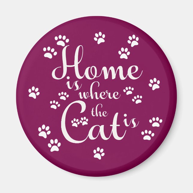 Íman Lar é onde o Gato é pequenas patas (Frente)