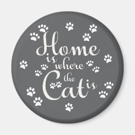 Íman Lar é onde o Gato é pequenas patas