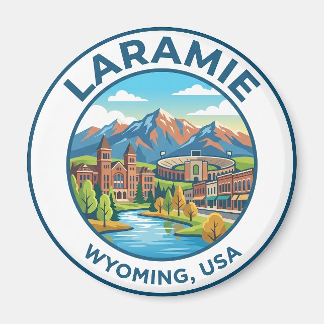 Íman Laramie EUA (Frente)