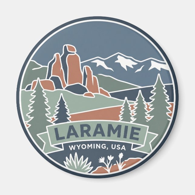 Íman Laramie EUA (Frente)