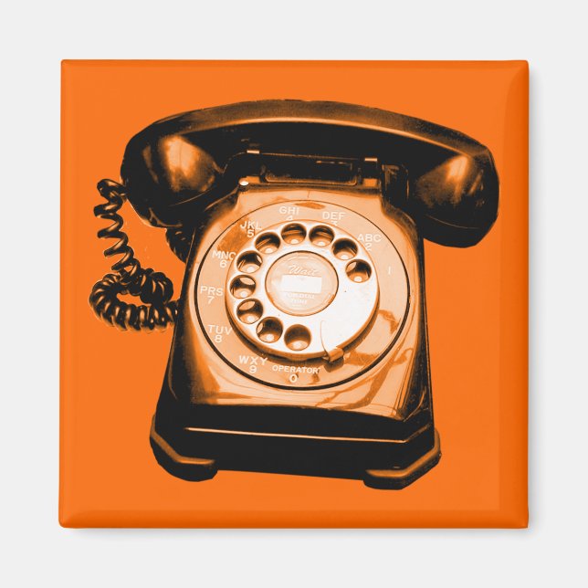 Íman Laranja de linha direta (Frente)