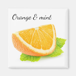 Íman Laranja e hortelã