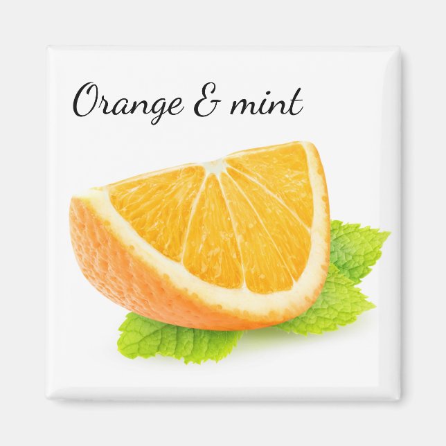Íman Laranja e menta (Frente)