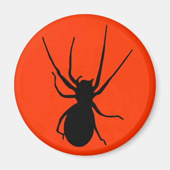 Íman Laranja Preto Aspirador Magneta (Frente)