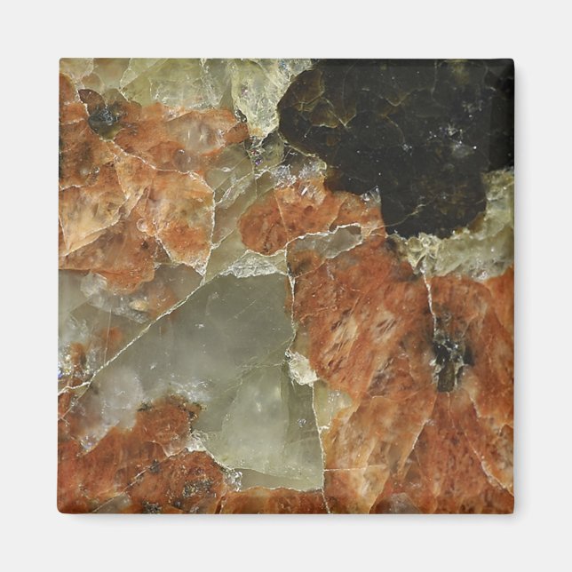 Íman Laranja, Preto e Quartz Claro (Frente)