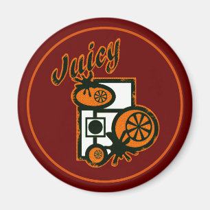 Íman Laranjas suculentas