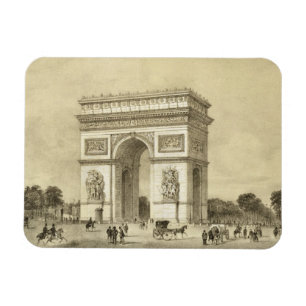 Íman L'Arc de Triomphe, Paris, gravada por Auguste Bry