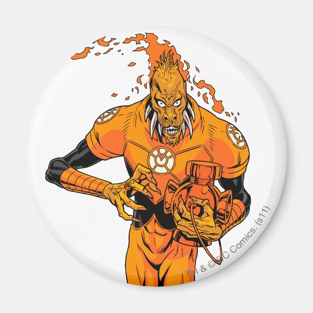 Íman Larfleeze - Agente Laranja 4 (Frente)