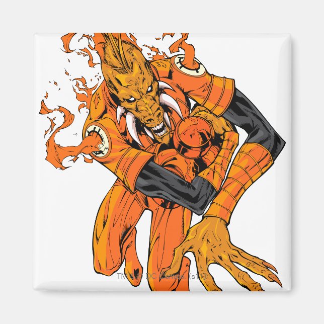 Íman Larfleeze - Agente Laranja 7 (Frente)