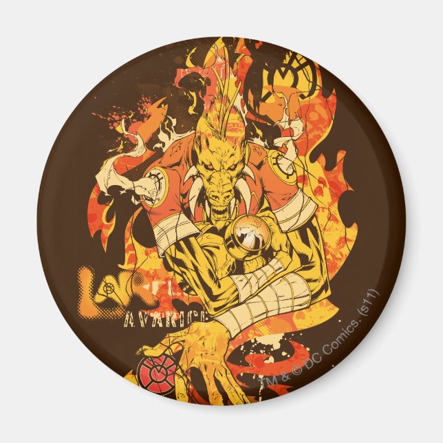 Íman Larfleeze - Agente Orange 10 (Frente)