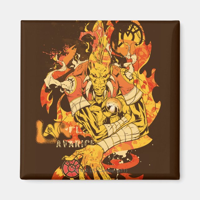 Íman Larfleeze - Agente Orange 10 (Frente)