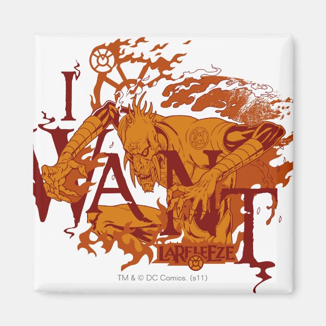 Íman Larfleeze - Agente Orange 12 (Frente)