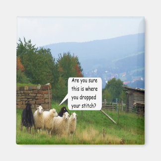 Íman Largar o Stitch Sheep Magnet