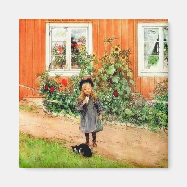 Íman Larsson - Brita com um Gato e um Sanduíche (Frente)