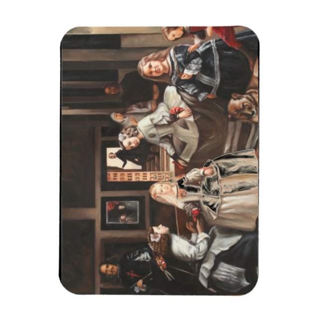 Íman Las Meninas by Diego Velázquez Magnet (Vertical)