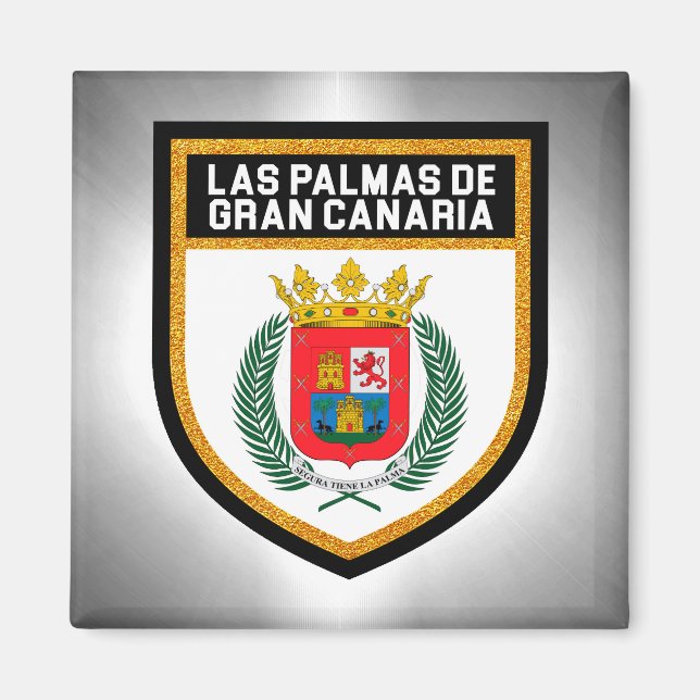 Íman Las Palmas de Gran Canaria Flag (Frente)