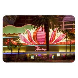 Íman Las Vegas Flamingo @ Noite Flexível Magnet