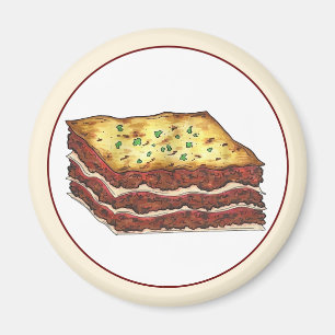 Íman Lasagna Lasagna - Comida Cozinhar italiana america