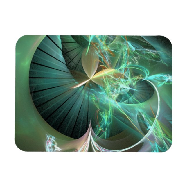 Íman Laser Light Show Over Green Disc (Laser Light Show (Horizontal)