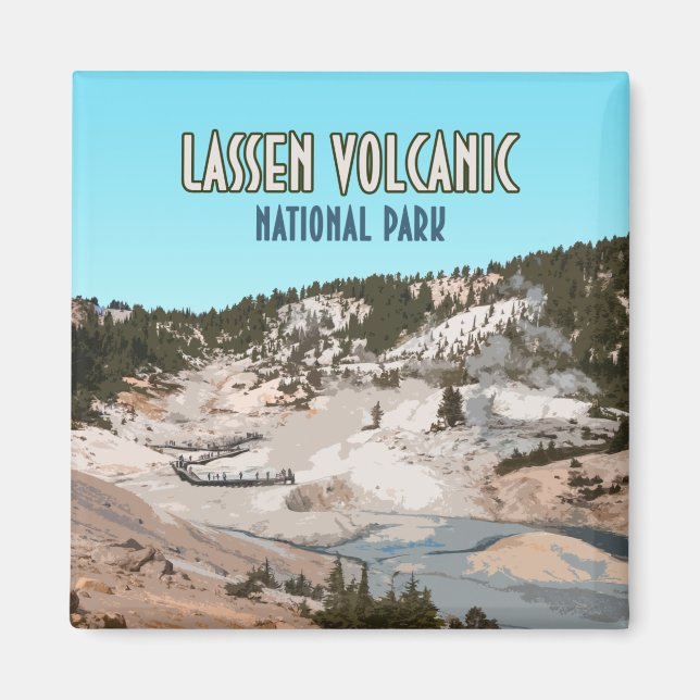 Íman Lassen Volcanic Park California (Frente)