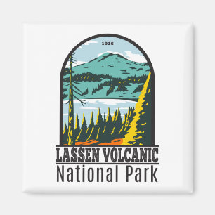 Íman Lassen Volcanic Park California Vintage