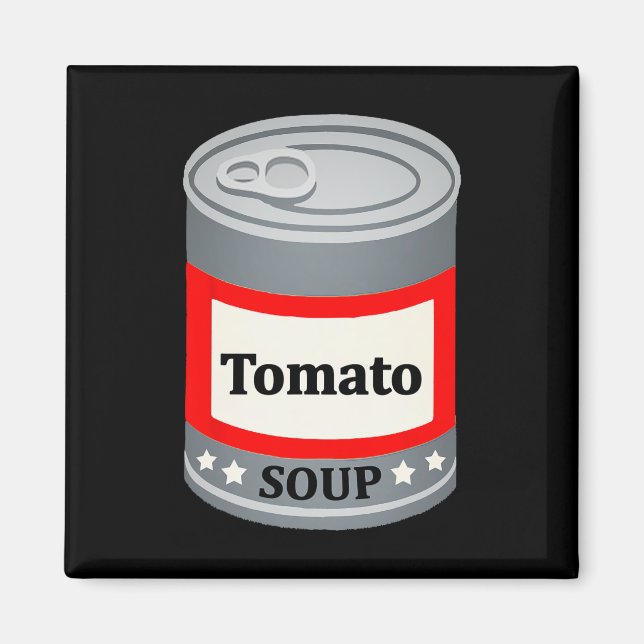 Íman Lata De Tomate Soup Engraçada No Último Minuto Hal (Frente)