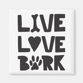 Íman Latido Live Love Happy Latido Cães Latido Cotações