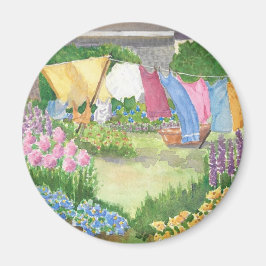 Íman Laundry de Kathy na Ilha de Monhegan, Botão Maine